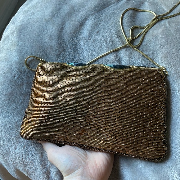 Vintage Regale Ltd. Iridescent beaded purse - Picture 6 of 10